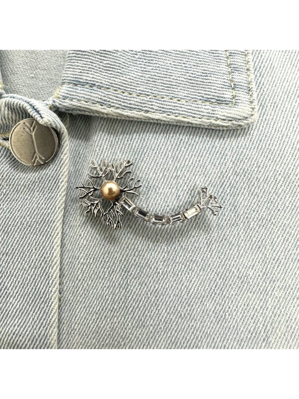 ✨Neuron Pin Brain Nerve Cell Medical Brooch Jewelry Human Nerve Doctor Nurse✨